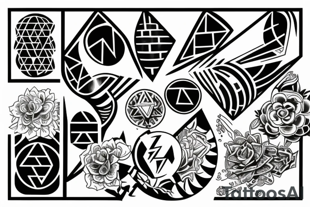 unbalanced tattoo idea