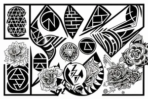 unbalanced tattoo idea