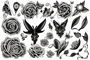technology in nature tattoo idea