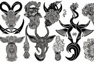the Capricorn tattoo idea