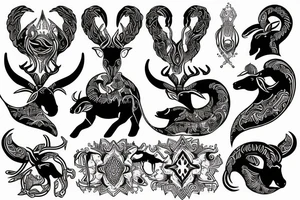 the Capricorn tattoo idea