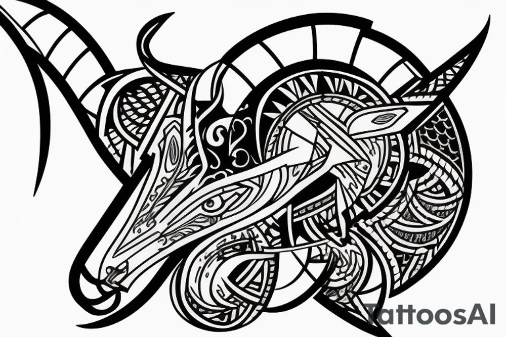 the Capricorn tattoo idea