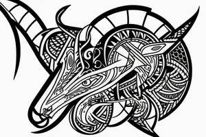 the Capricorn tattoo idea
