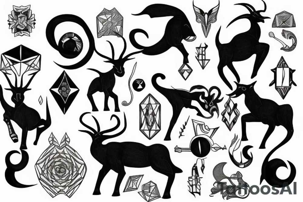 the Capricorn tattoo idea