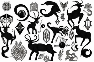 the Capricorn tattoo idea