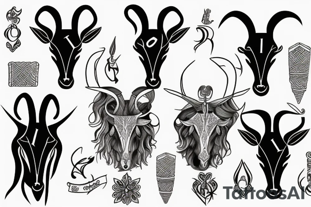 the Capricorn tattoo idea