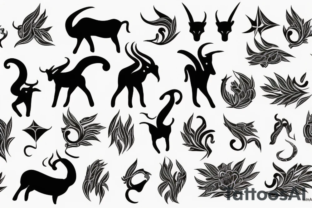 the Capricorn tattoo idea