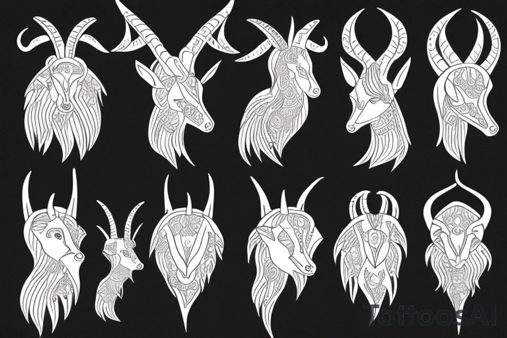 the Capricorn tattoo idea
