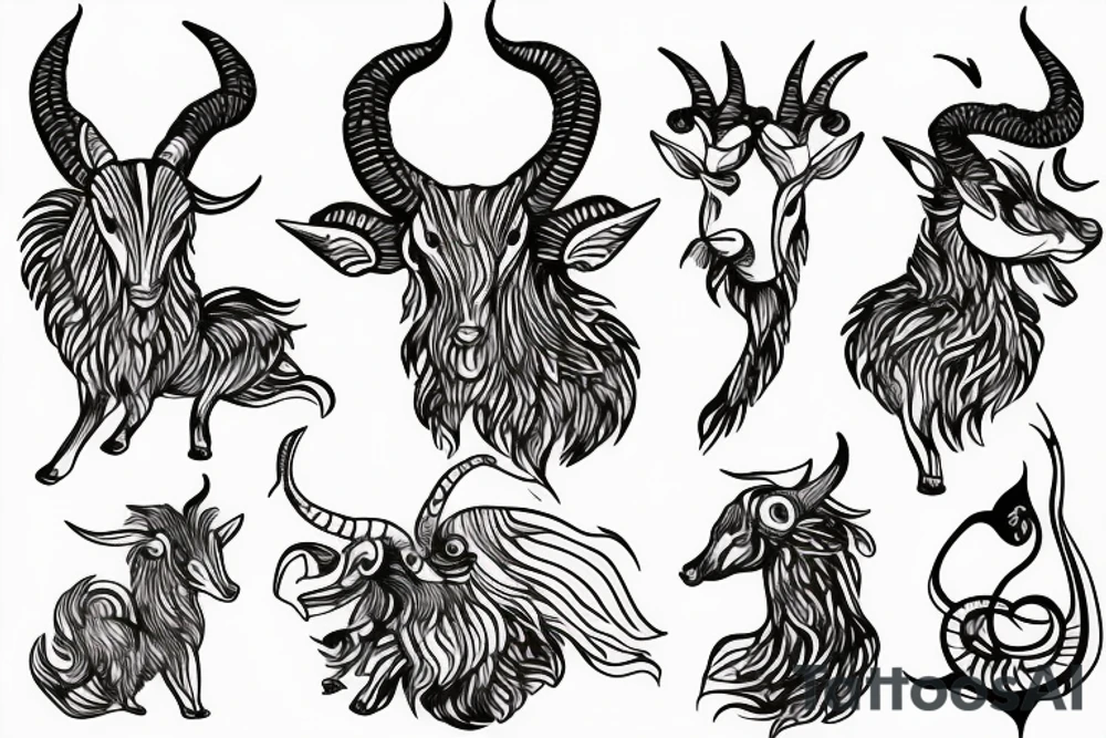 the Capricorn tattoo idea