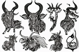 the Capricorn tattoo idea