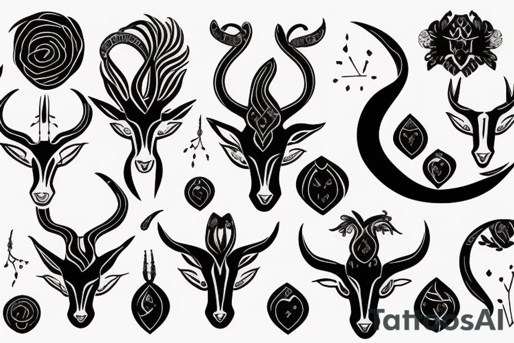 the Capricorn tattoo idea