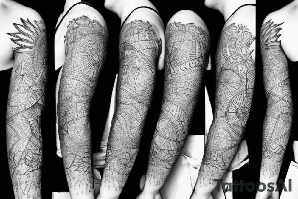 the bright sky tattoo idea