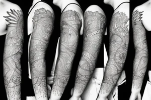 the bright sky tattoo idea
