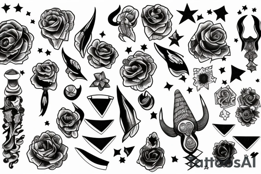 the bright sky tattoo idea