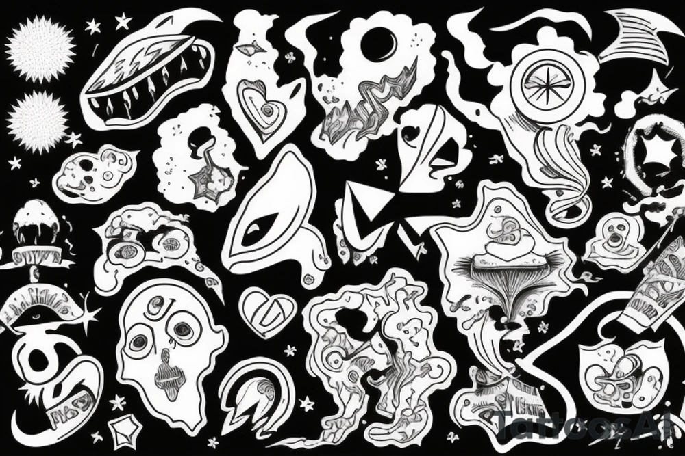 the bright sky tattoo idea