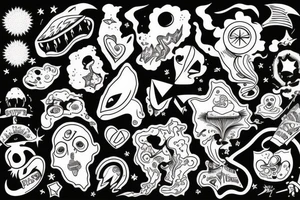 the bright sky tattoo idea