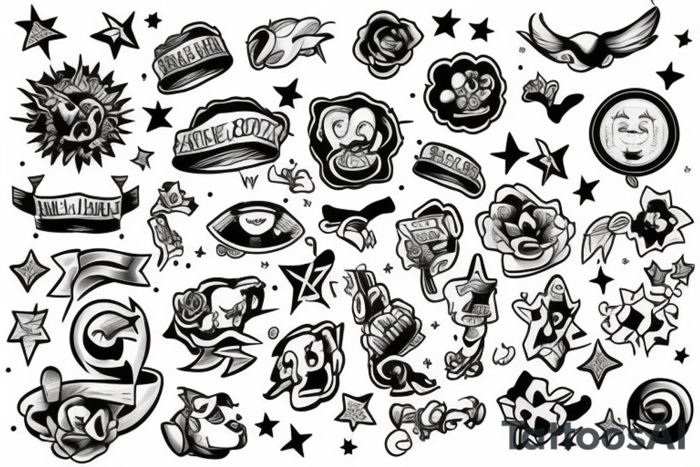 the bright sky tattoo idea