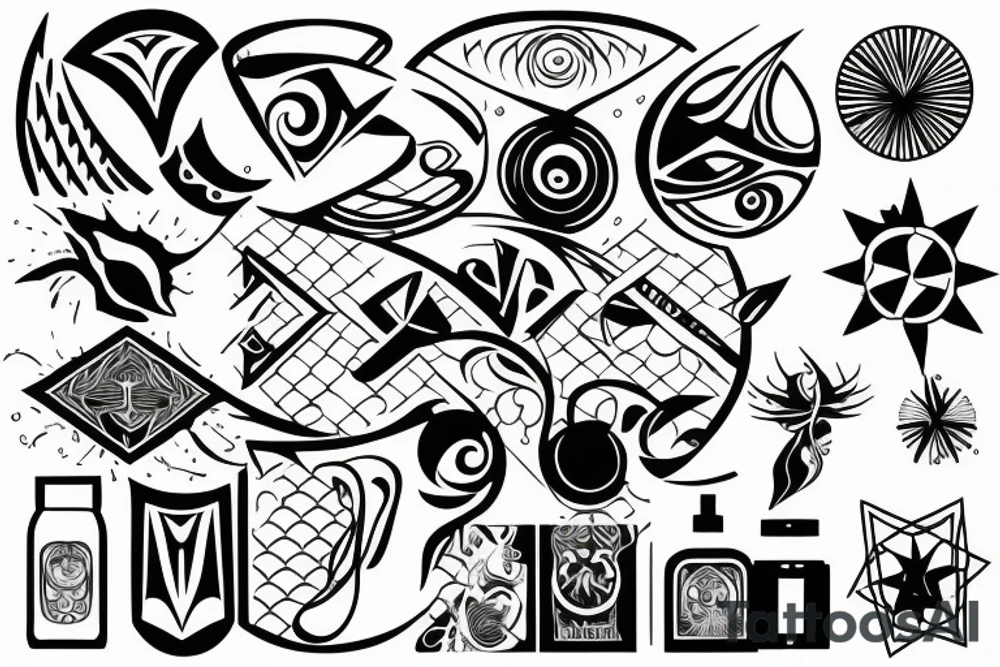 the sunset tattoo idea