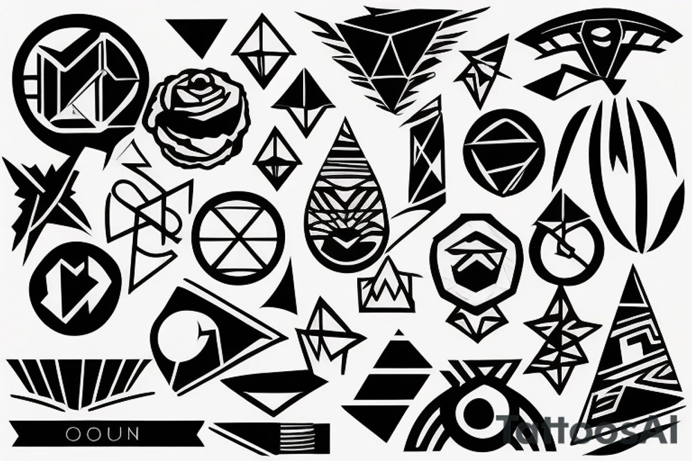 the sunset tattoo idea
