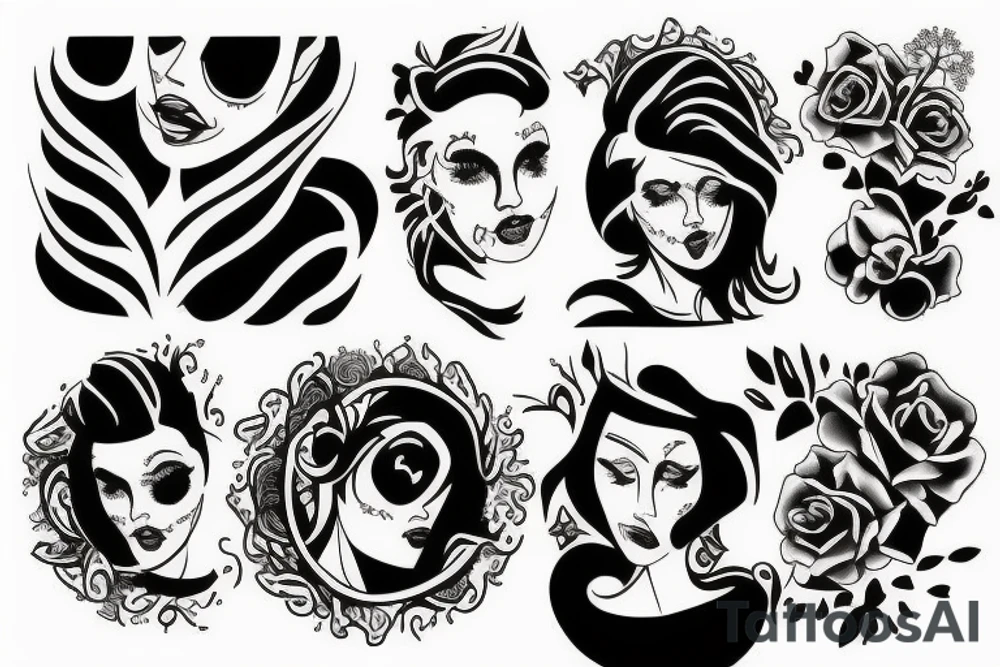 the sunset tattoo idea