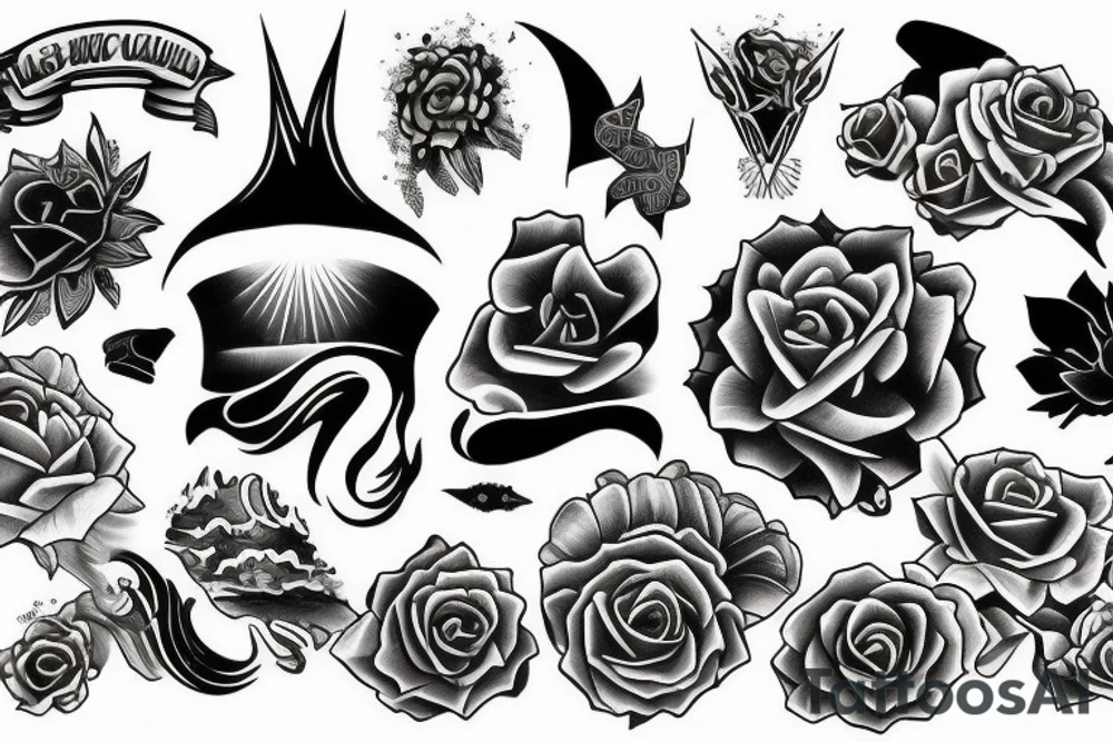 the sunset tattoo idea