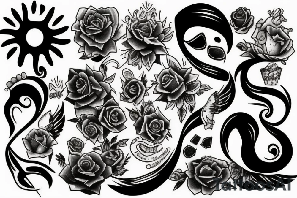the sunset tattoo idea
