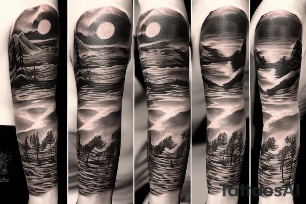 the sunset tattoo idea