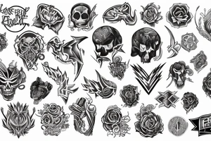 Sleeve horde symbols tattoo idea