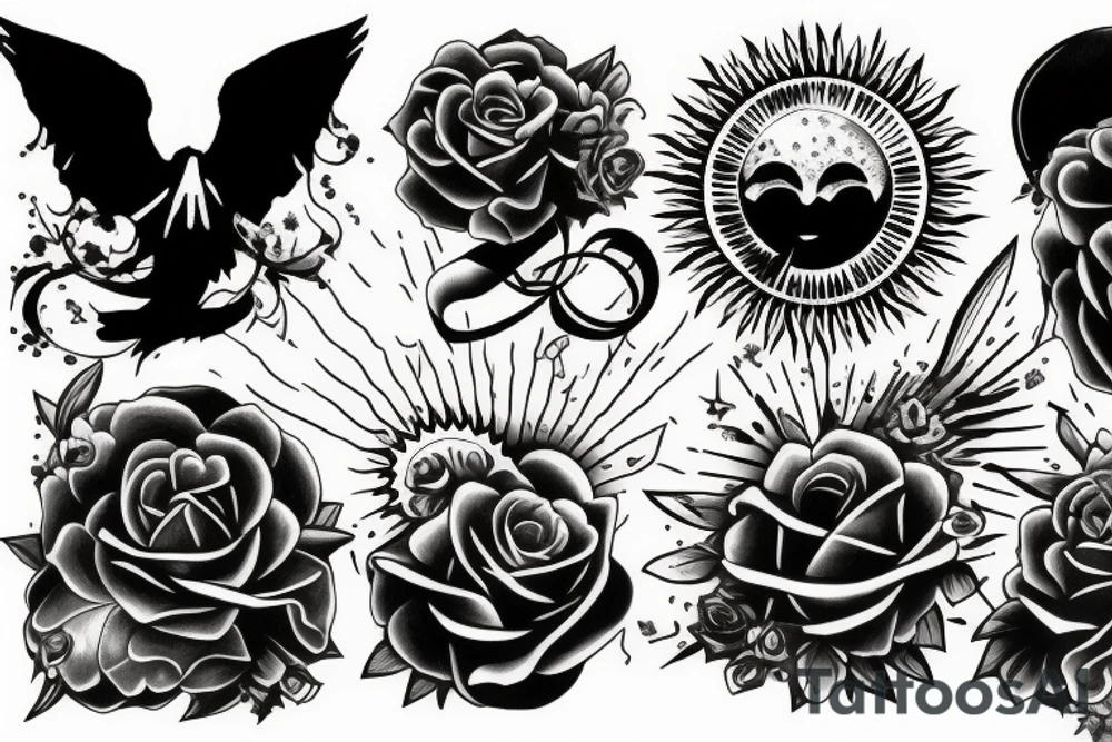 the sunset tattoo idea