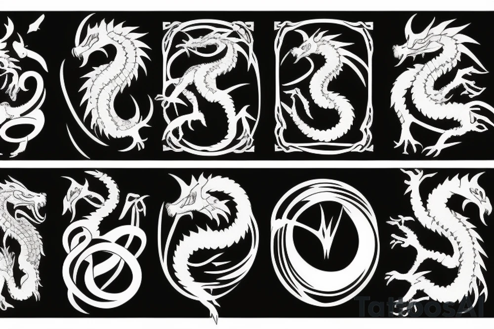earth dragon tattoo idea