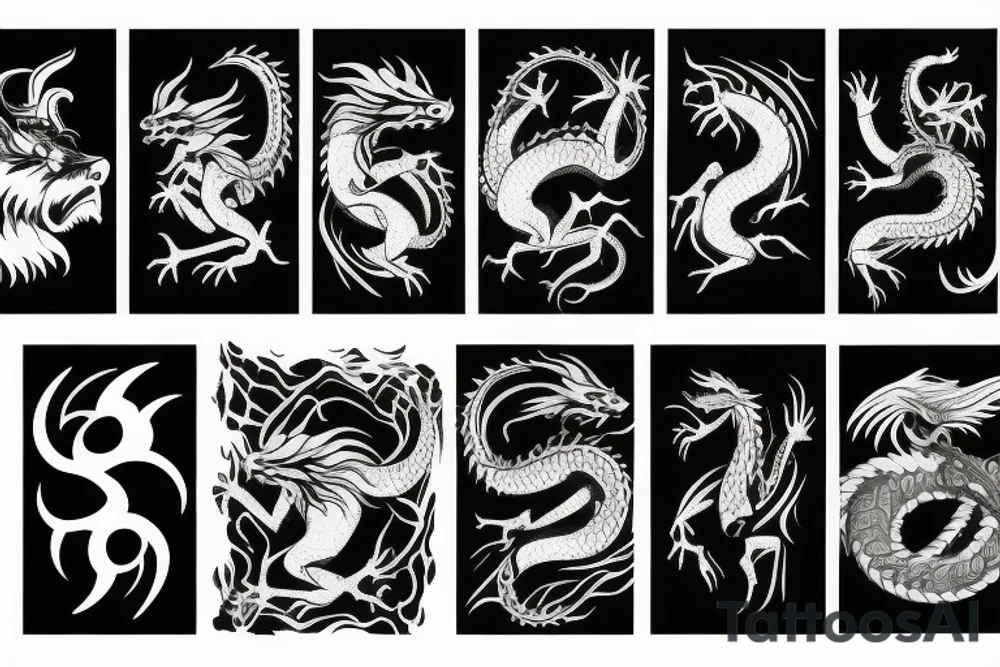 earth dragon tattoo idea