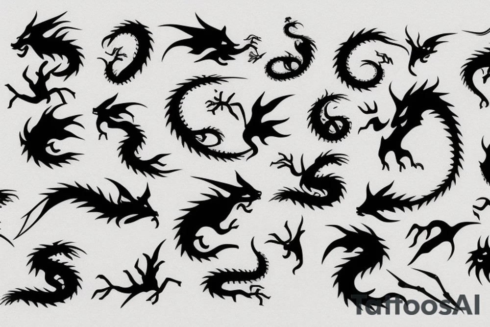 earth dragon tattoo idea