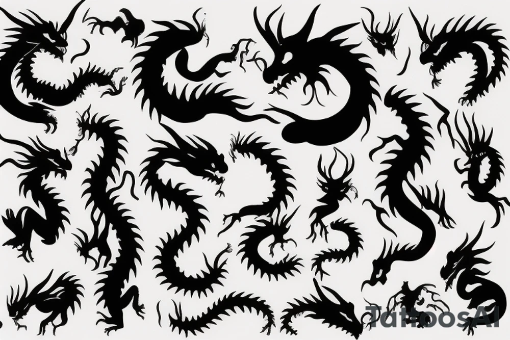 earth dragon tattoo idea