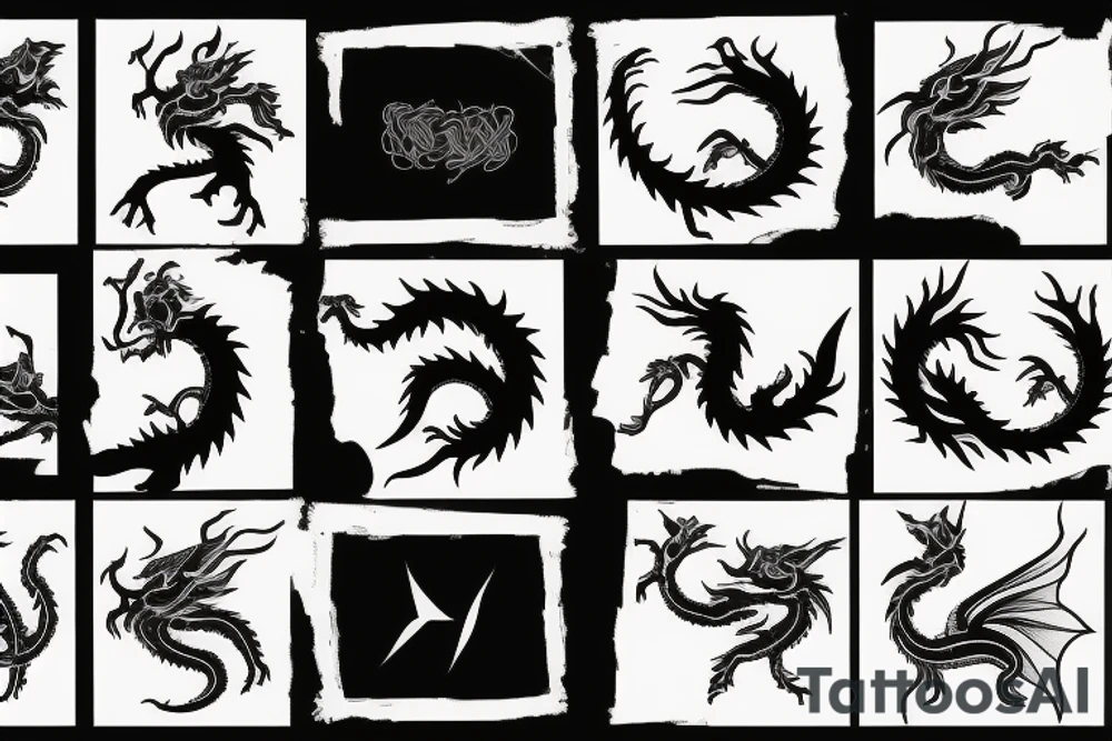 earth dragon tattoo idea