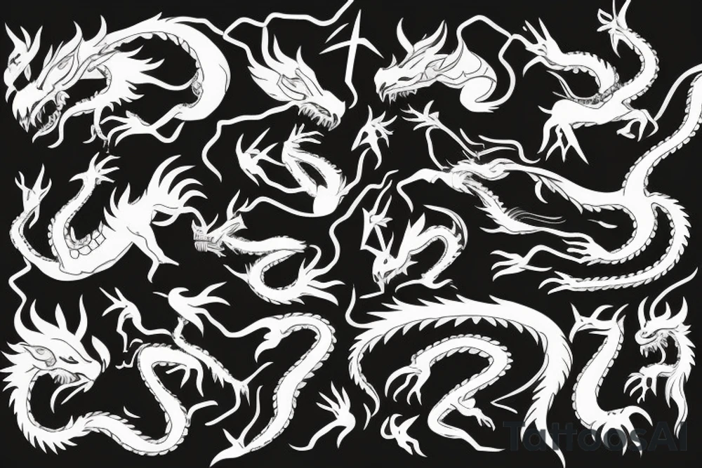 earth dragon tattoo idea