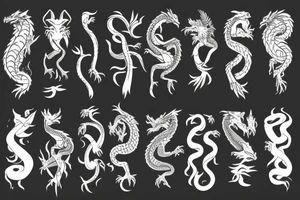 earth dragon tattoo idea
