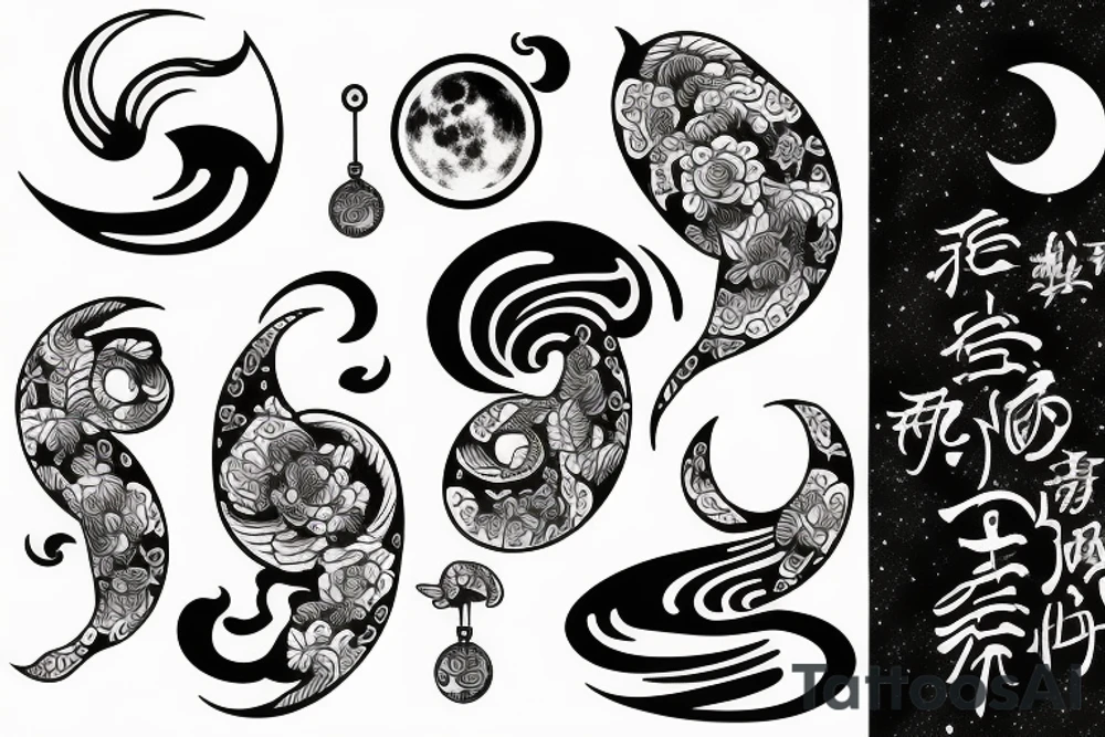 moon tattoo idea