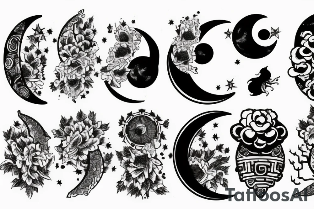 moon tattoo idea