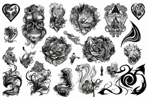 Smoke and mirrors tattoo idea
