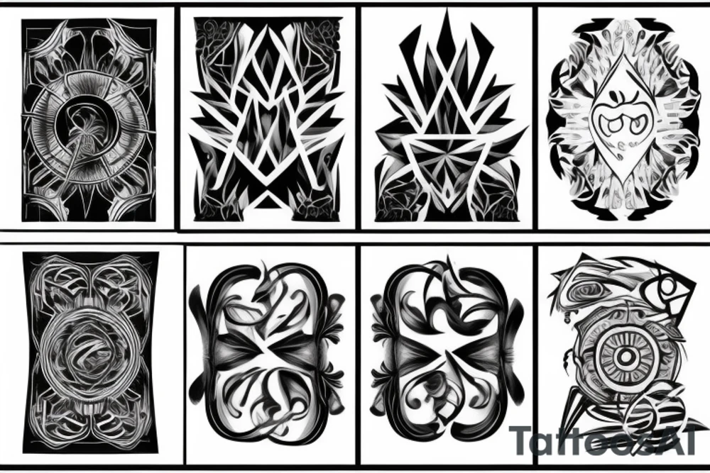 Smoke and mirrors tattoo idea
