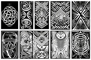Smoke and mirrors tattoo idea