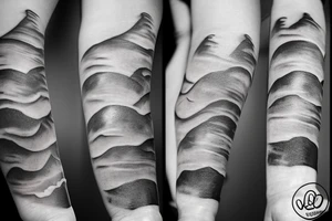Smoke and clouds tattoo idea
