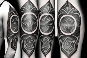 dark clouds, smoke and mirrors tattoo idea