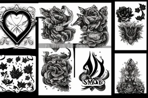 dark clouds, smoke and mirrors tattoo idea