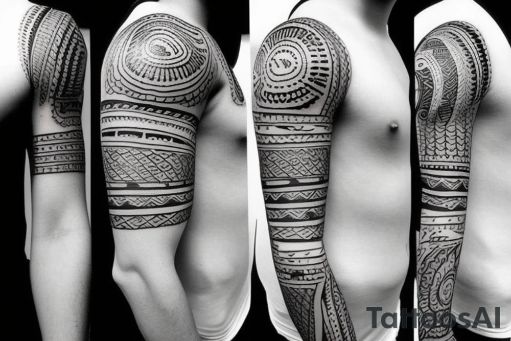 half sleeve tattoo idea