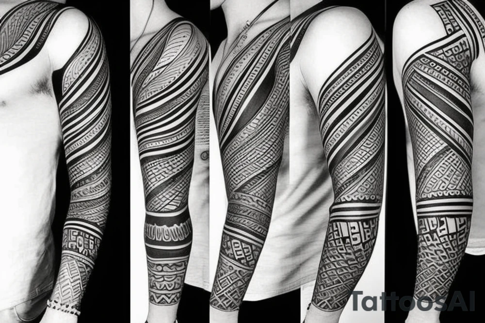 half sleeve tattoo idea