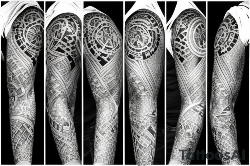 half sleeve tattoo idea