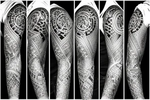 half sleeve tattoo idea