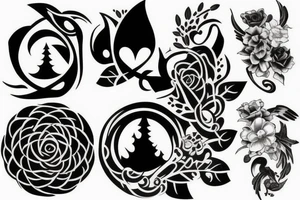 half sleeve tattoo idea