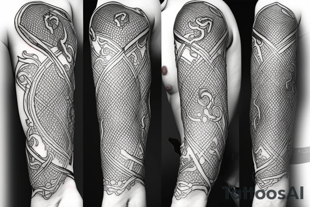 sword and smoke tattoo idea